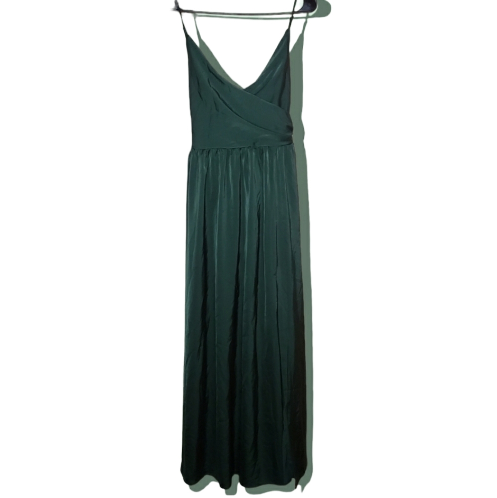 Showpo. Green formal maxi dress